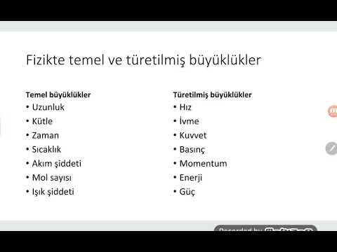 Fizikte Türetilmiş Büyüklüklerde Uzmanlaşma Rehberi [2026]